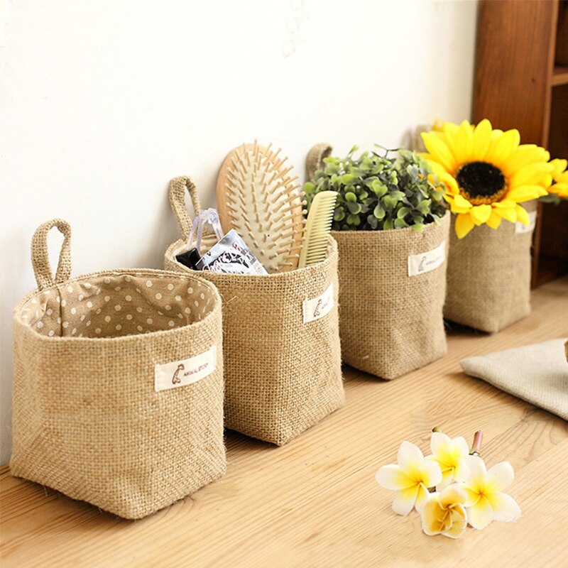 Linen Bag Bulk - Nordic Style Small Hanging Wall Pocket