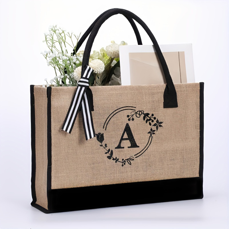 Jute cloth large capacity lett - Linen Bag Bulk 评论和价格