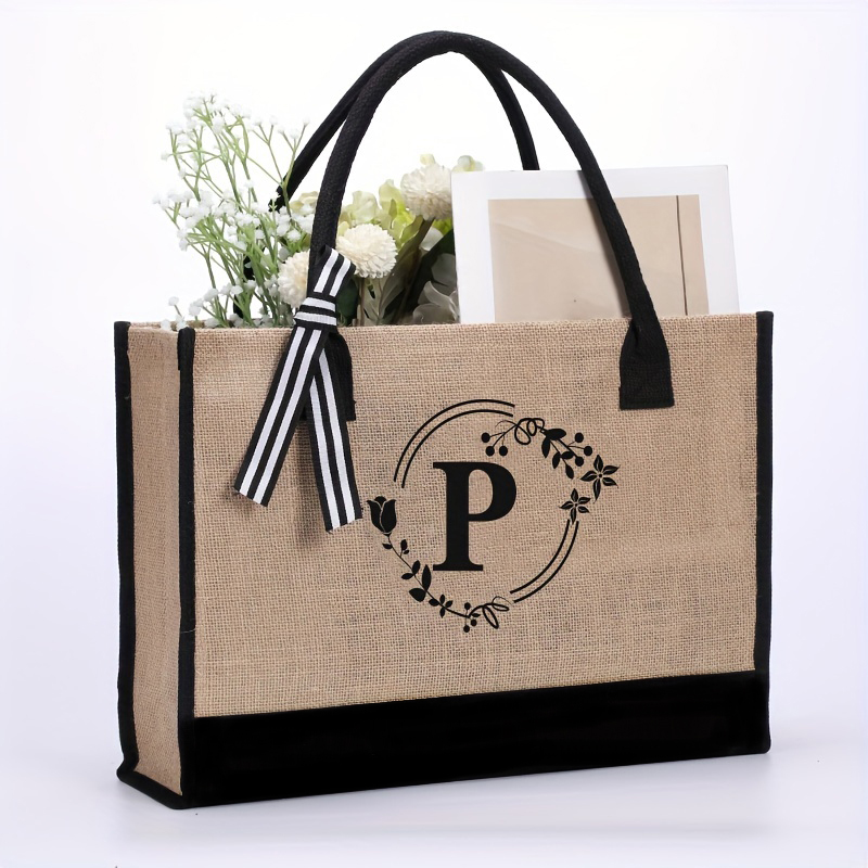 Jute cloth large capacity lett - Linen Bag Bulk 评论和价格