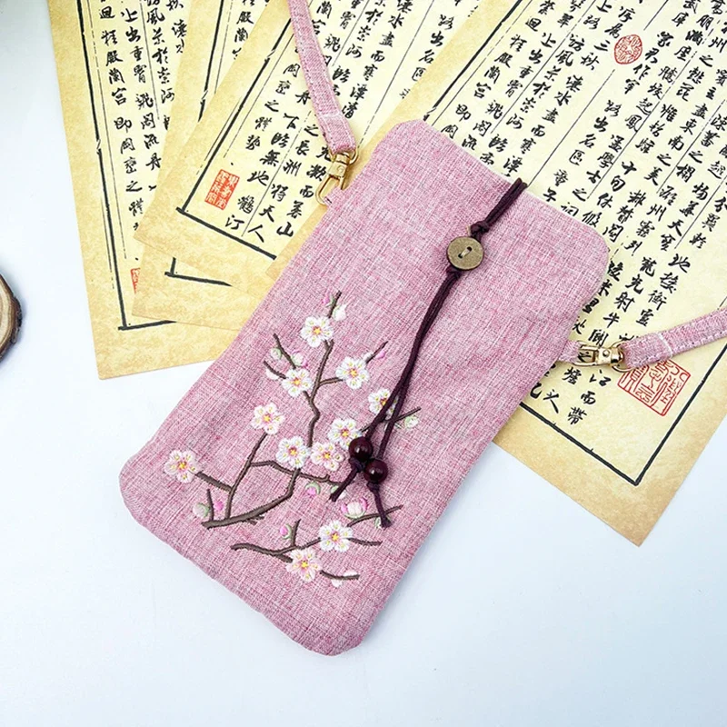 New Embroidery Crossbody Bag A - Linen Bag Bulk 评论和价格