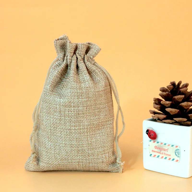 50pc/lot 7x9 9x12 10x14 13x18  - Linen Bag Bulk 评论和价格