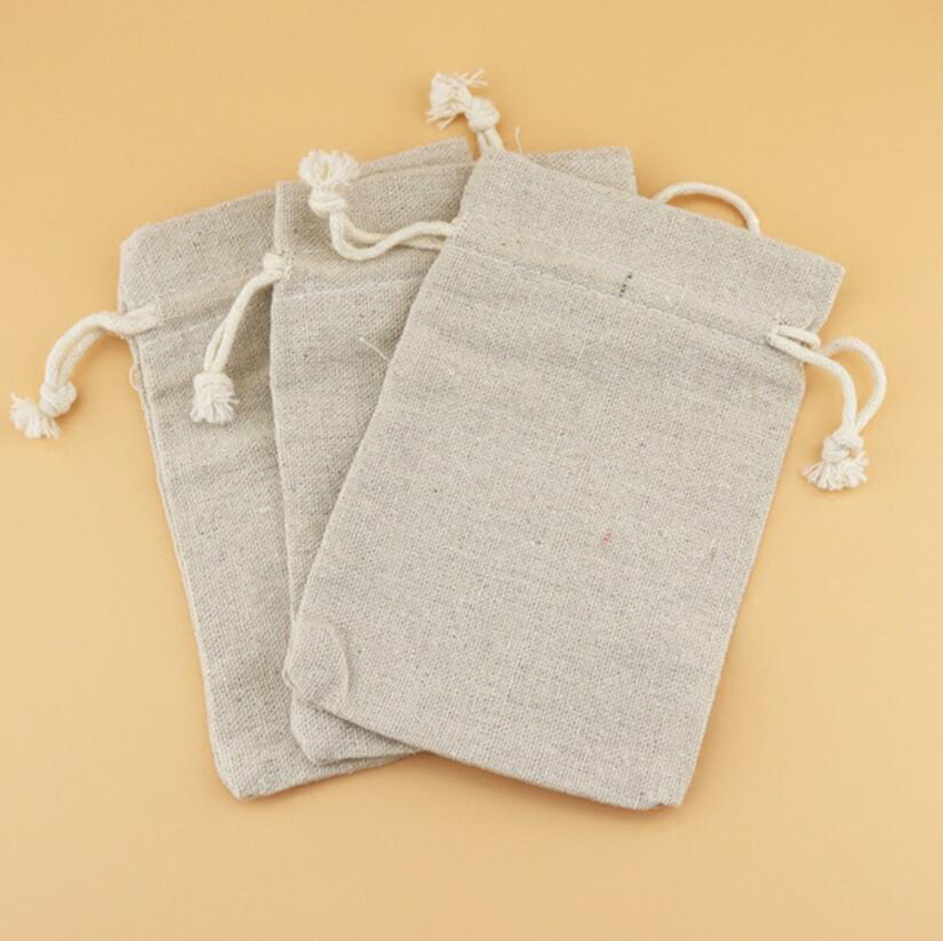 50PCS Linen Drawstring Bags Je - Linen Bag Bulk 评论和价格