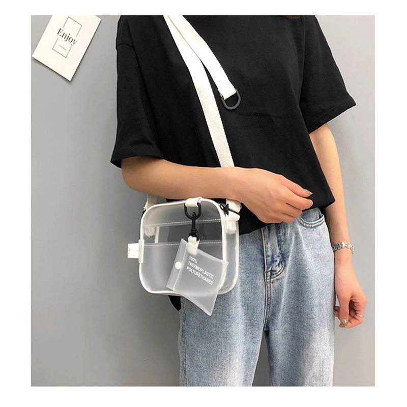Casual PVC Transparent Bag Wom - Linen Bag Bulk 评论和价格
