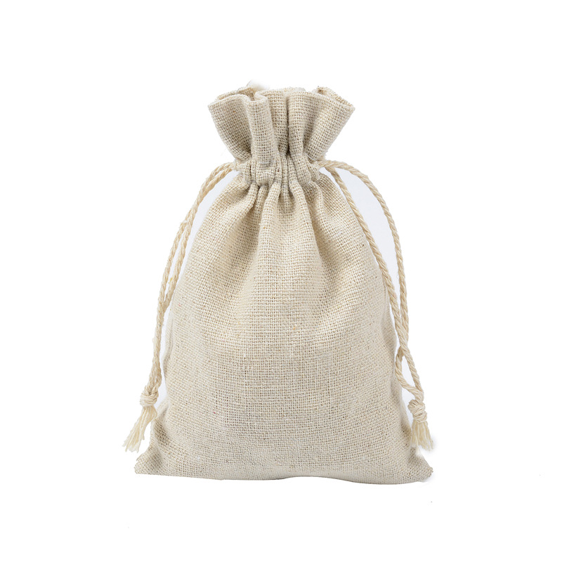 10pcs Cotton Linen Drawstring  - Linen Bag Bulk 评论和价格