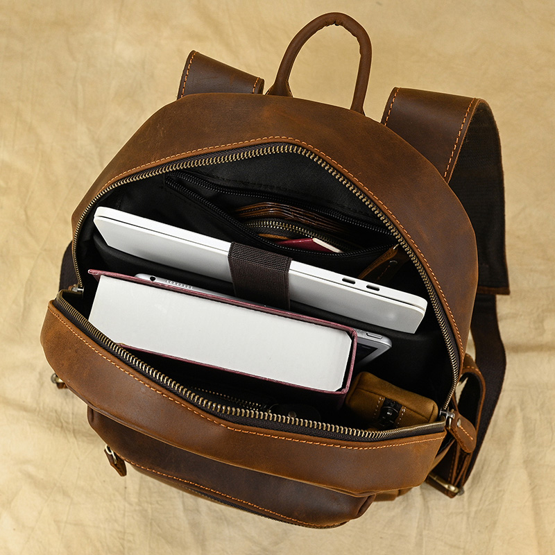 Luufan Man's Backpack Genuine  - Linen Bag Bulk 评论和价格