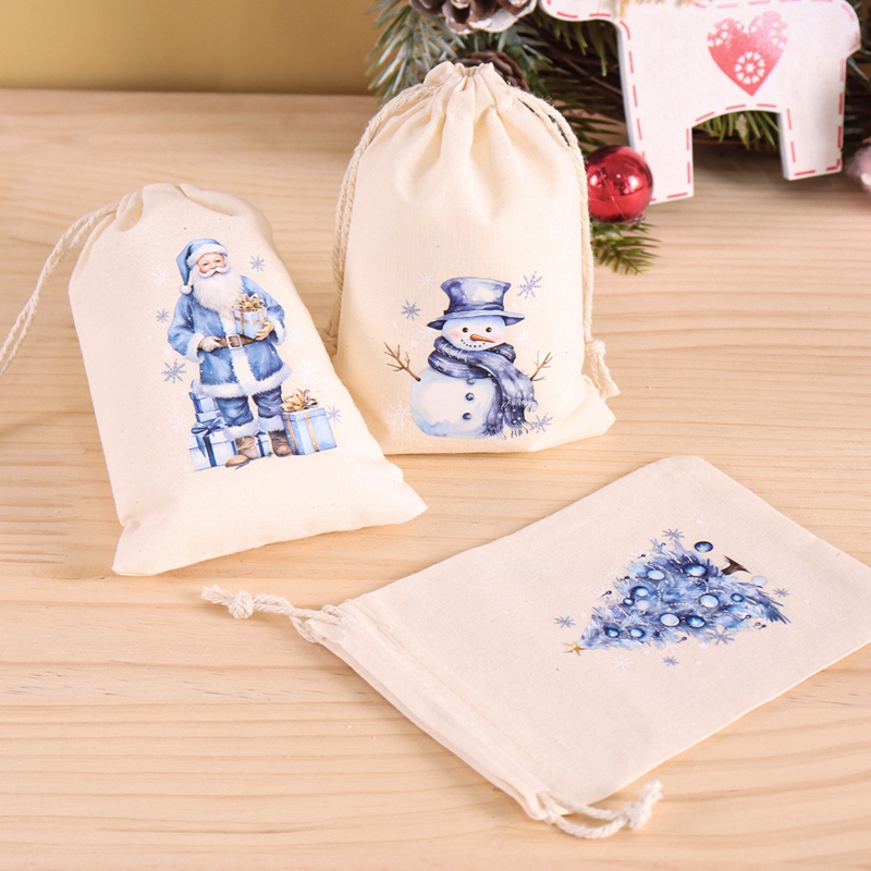 6pcs Christmas Linen Cotton Gi - Linen Bag Bulk 评论和价格