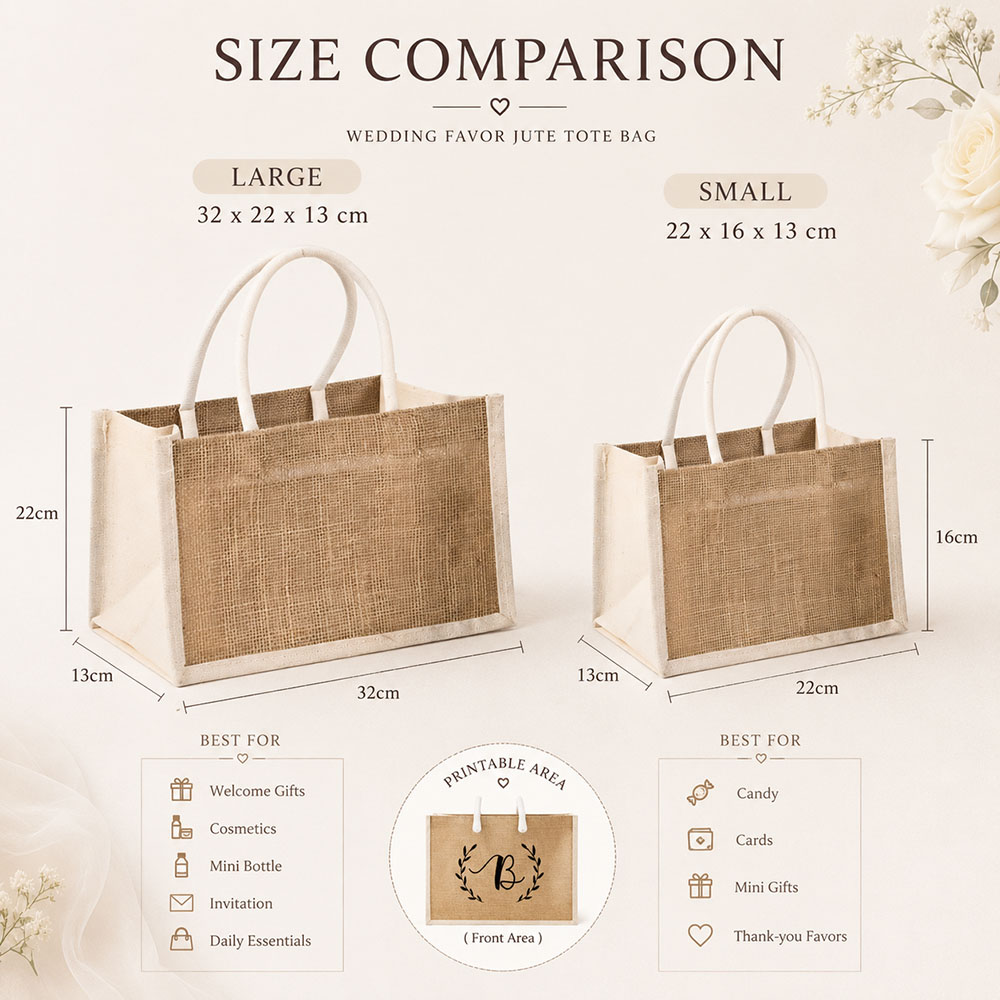 Custom Wedding Gift Bag Person - Linen Bag Bulk 评论和价格